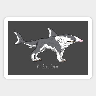 Pit Bull Shark Sticker